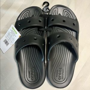 CROCS Classic Black Sandal NWT